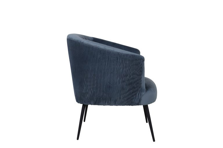 Perla Chair Velvet Fluted Back